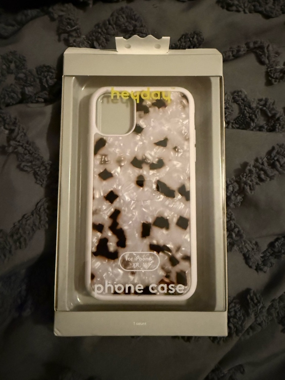 heyday White Pearl & Tortoiseshell Pattern iPhone Case